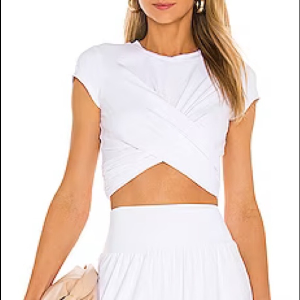 Susana Monaco Twisted Crop Top in White, Large
$108 retail, sold out, worn once